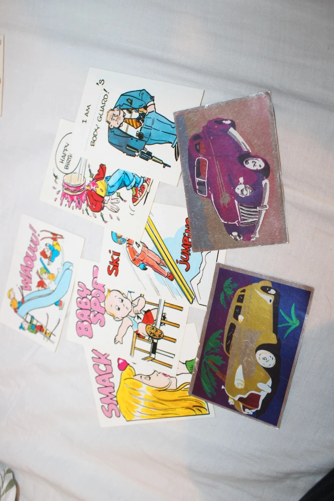 Lot x8 Stickers Panini